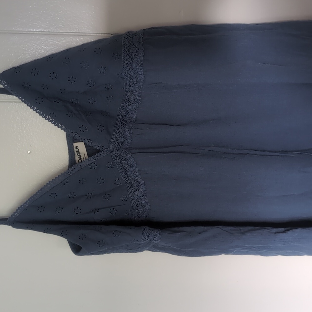 Blue Spaghetti Strap Dress - Picture 2 of 3